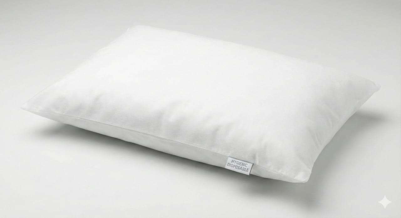 Premium Disposable Pillow Covers – Hygienic, Soft & Single-Use